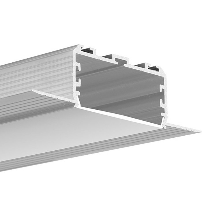 LED hliníkový profil KLUŚ KOZEL-50 neanodizovaný 3m
