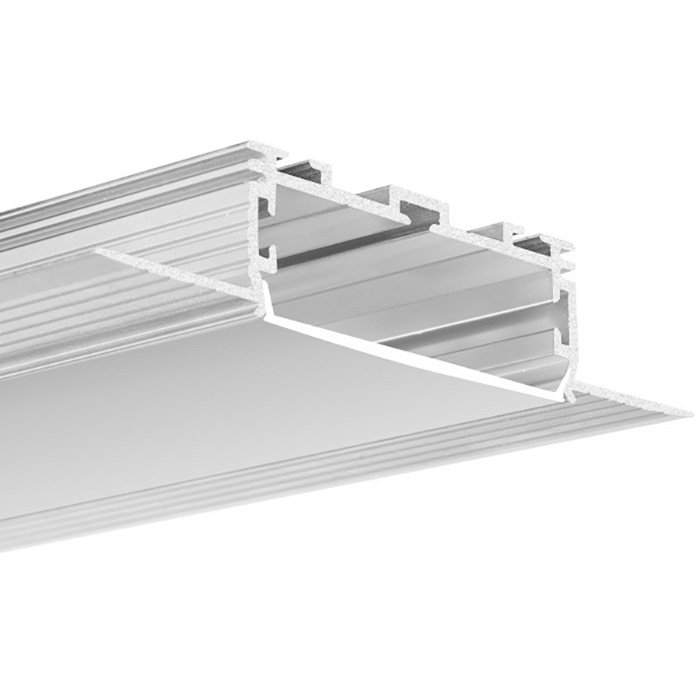 LED hliníkový profil KLUŚ KOZUS-50 neanodizovaný 2m