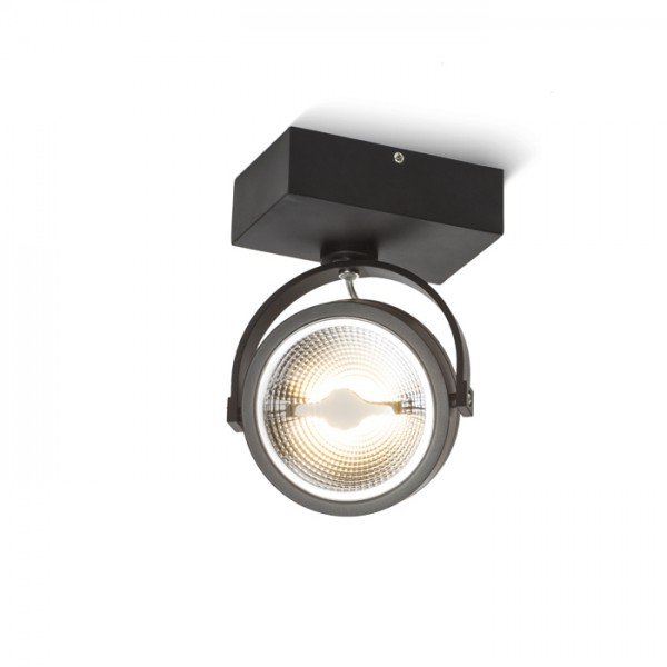 KELLY LED I nástěnná černá 230V LED 12W 24° 3000K - RED - DESIGN RENDL