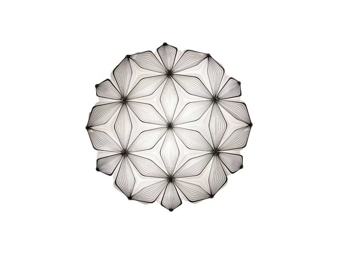 Levně Slamp Stropní/nástěnné svítidlo C'EST LA VIE MEDIUM, pr. 47cm, 2xE27 Barva: Černá