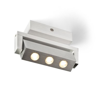 //  Nástěnné svítidlo TICO III náklopná hliník 230V/350mA LED 3x1W, 3000K, 240lm - RED - DESIGN RENDL