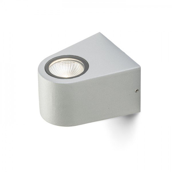 SIX nástěnná stříbrnošedá 230V/700mA LED 3W IP54 3000K - RED - DESIGN RENDL