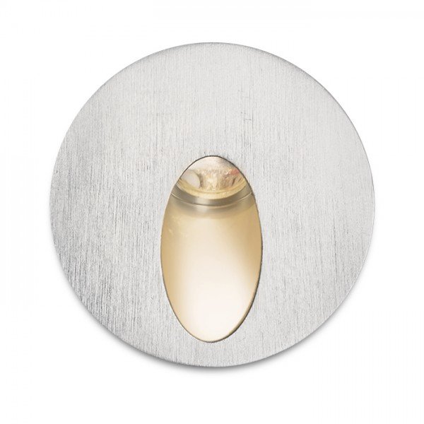 ELICA kruhová venkovní matný nikl 230V/700mA LED 3W IP54 3000K - RED - DESIGN RENDL
