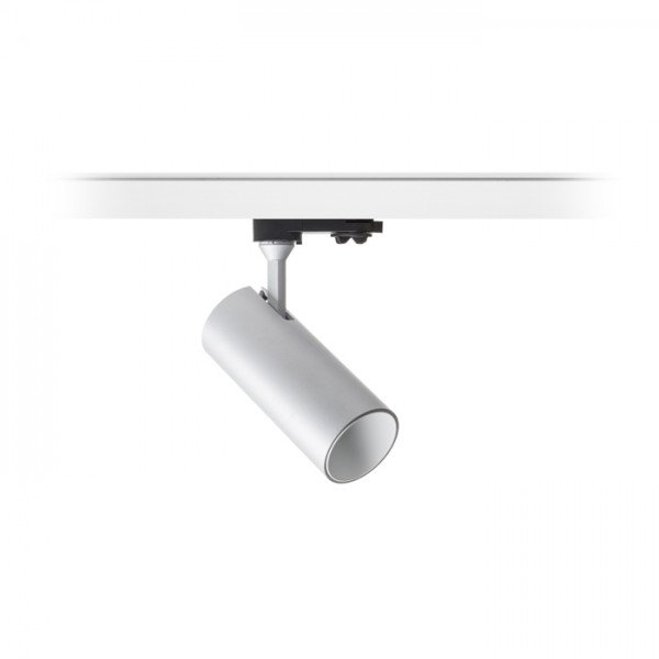 TRAX pro tříokr. lištu stříbrnošedá/bílá 230V/400mA LED 15W 38° 3000K - RED - DESIGN RENDL