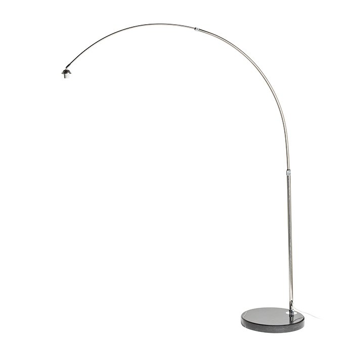 IRIDIS oblouková stojanová základna chrom 230V E27 23W - RED - DESIGN RENDL