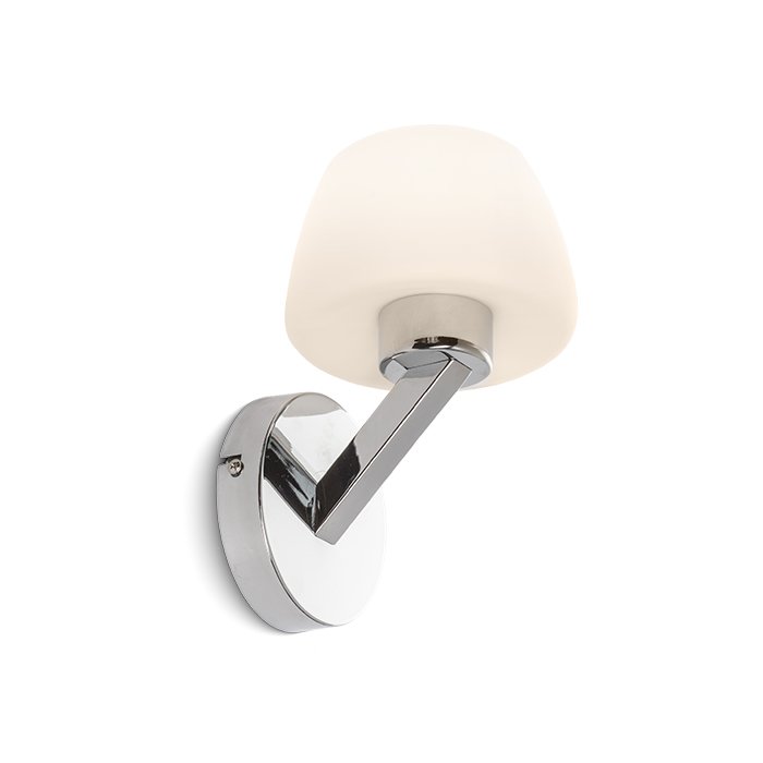 MARIA nástěnná opálové sklo/chrom 230V E27 28W - RED - DESIGN RENDL