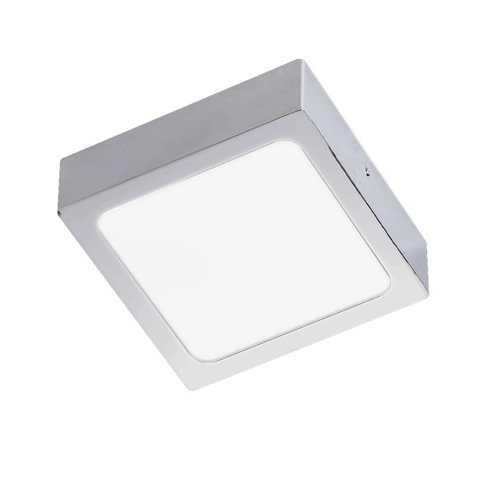 SLENDER SLIM SQ 9 přisazená černý chrom 230V LED 8W 3000K - RED - DESIGN RENDL