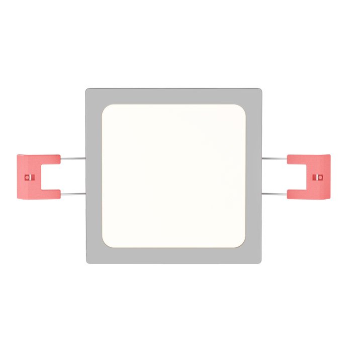 SLENDER SLIM SQ 9 zápustná černý chrom 230V LED 8W 3000K - RED - DESIGN RENDL