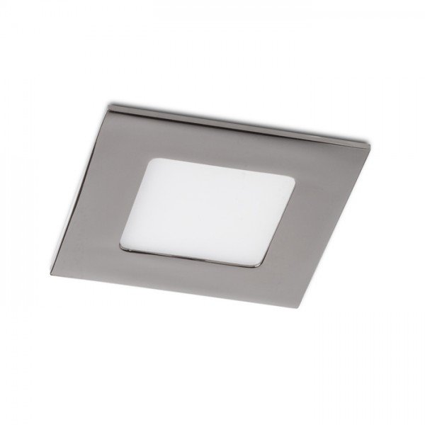 SLENDER SQ 8 zápustná černý chrom 230V LED 3W 3000K - RED - DESIGN RENDL