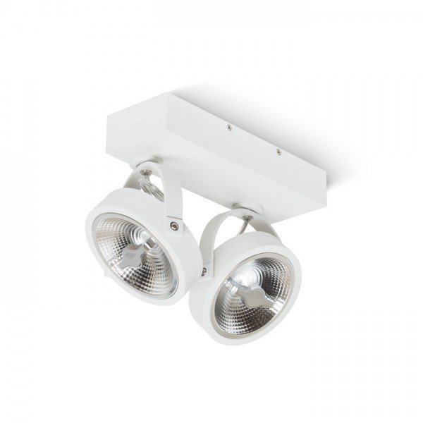 KELLY LED II nástěnná bílá 230V LED 2x12W 24° 3000K - RED - DESIGN RENDL