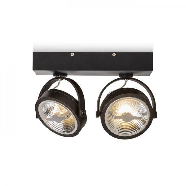 KELLY LED II nástěnná černá 230V LED 2x12W 24° 3000K - RED - DESIGN RENDL