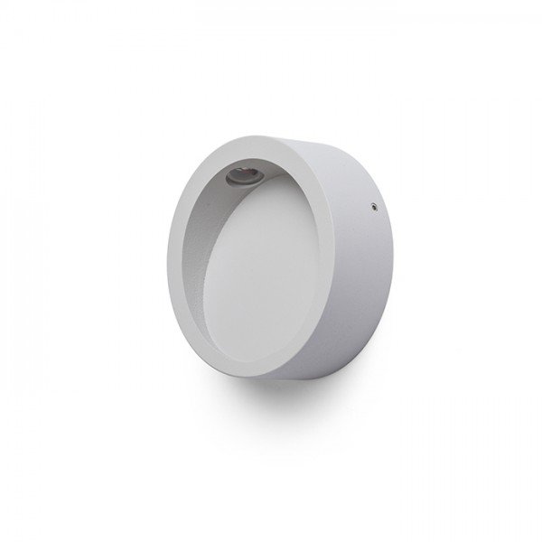 AMBER nástěnná šedá 230V LED 3W 3000K - RED - DESIGN RENDL