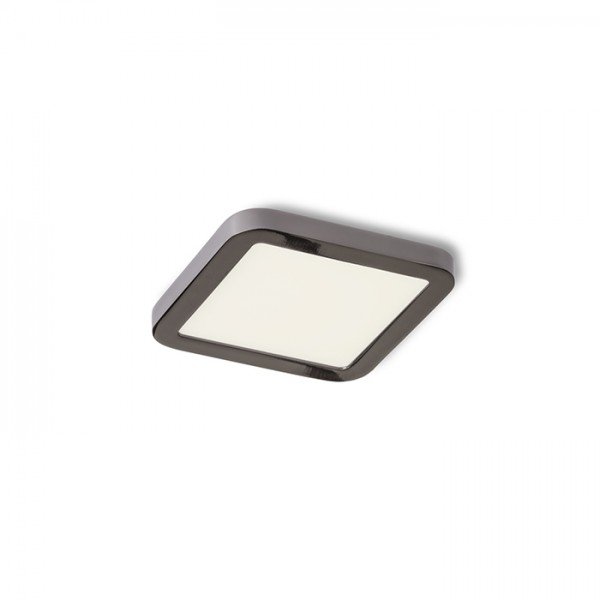 HUE SQ 9 zápustná černý chrom 230V LED 6W 3000K - RED - DESIGN RENDL