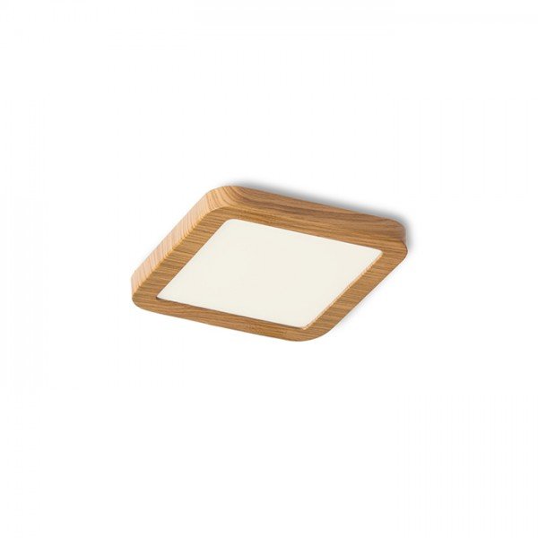 HUE SQ 9 zápustná dekor buk 230V LED 6W 3000K - RED - DESIGN RENDL
