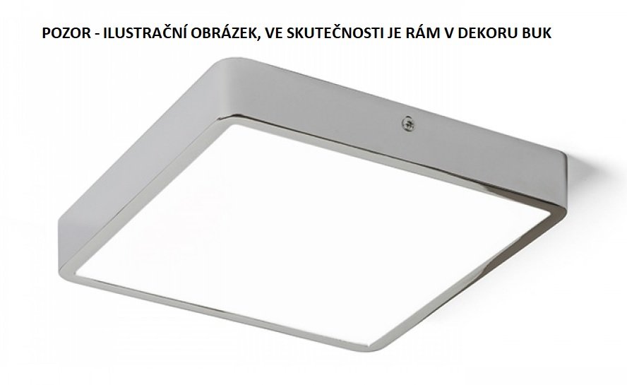 // HUE SQ 22 stropní dekor buk 230V LED 24W 3000K - RED - DESIGN RENDL
