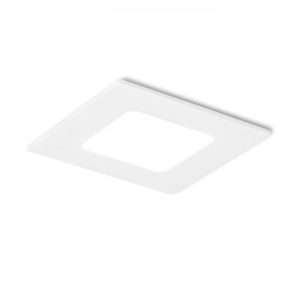 SOCORRO SQ 85 zápustná bílá 230V LED 3W 3000K - RED - DESIGN RENDL