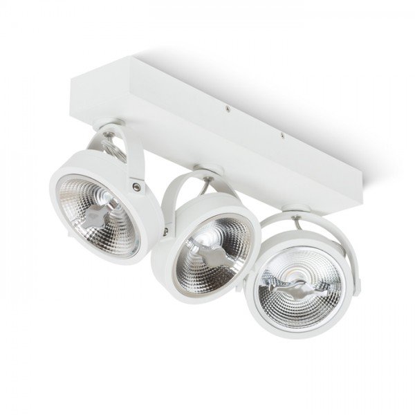 KELLY LED III DIMM nástěnná bílá 230V LED 3x12W 24° 3000K - RED - DESIGN RENDL