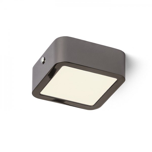 HUE SQ 9 DIMM stropní černý chrom 230V LED 6W 3000K - RED - DESIGN RENDL