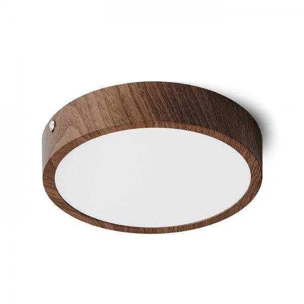 HUE R 17 stropní dekor tmavý ořech 230V LED 18W 3000K - RED - DESIGN RENDL