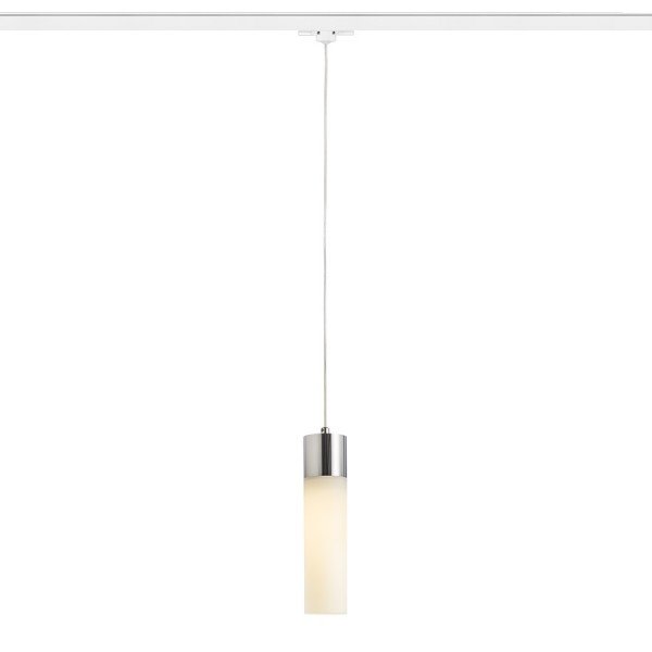 EIGHT pro tříokr. lištu závěsná opálové sklo/chrom 230V E27 28W - RED - DESIGN RENDL