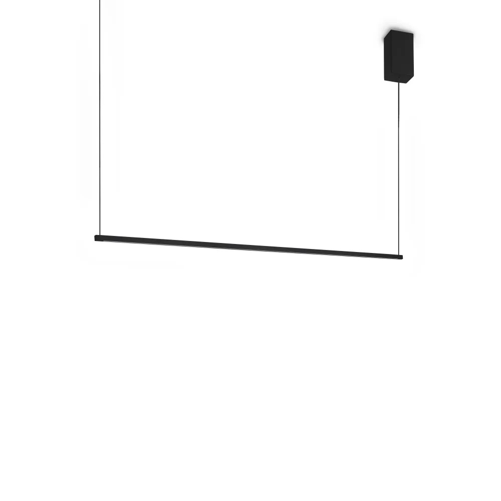 Ideal Lux Závěsné LED svítidlo ESSENCE SQUARE, d.115cm, 20W Barva: Černá