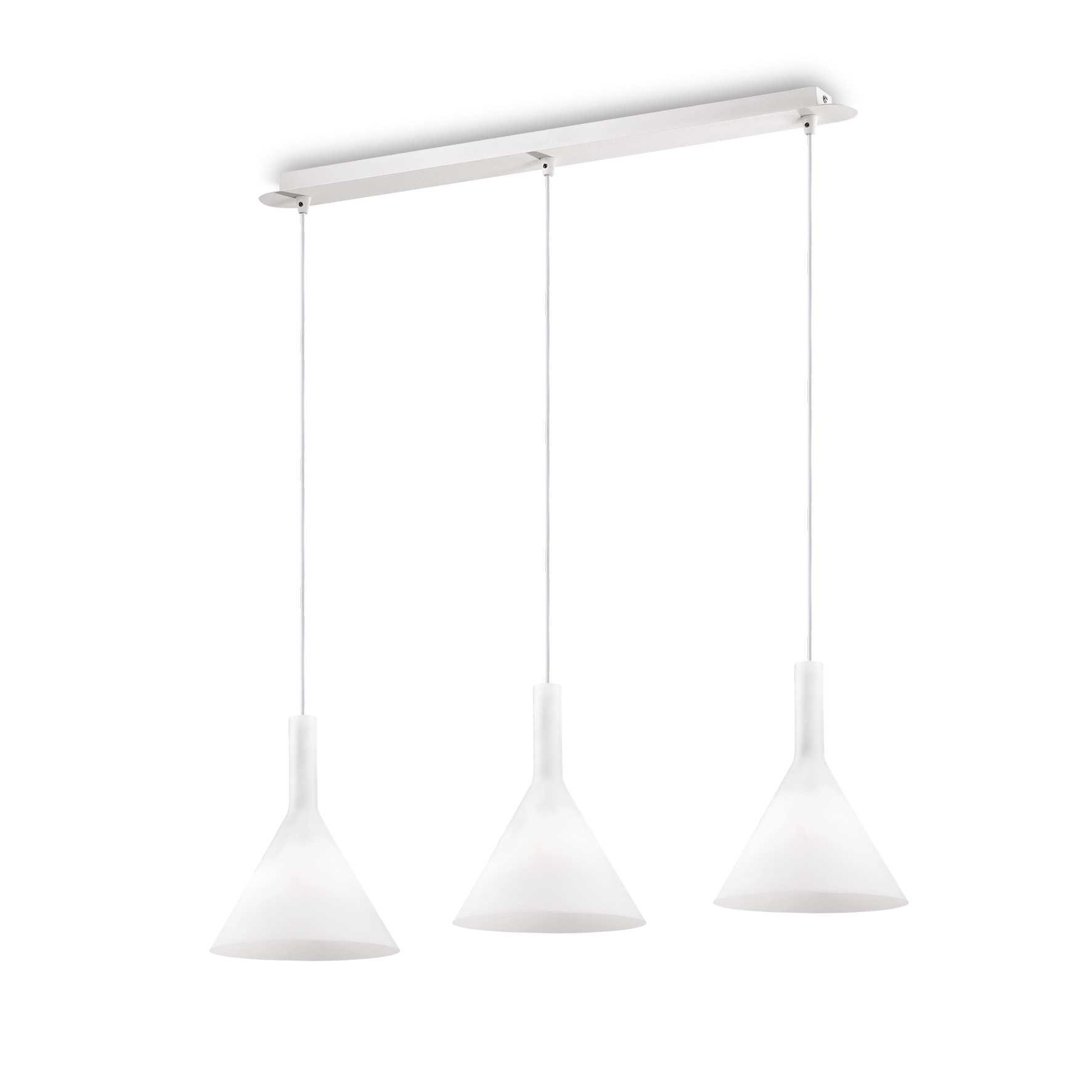 Ideal Lux Závěsné svítidlo COCKTAIL SP3 BIANCO