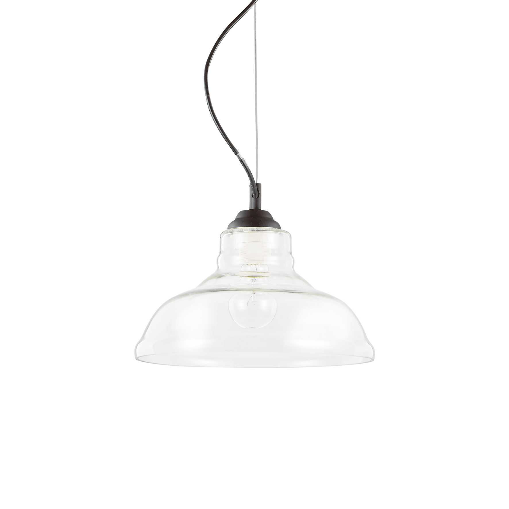 Ideal Lux Závěsné svítidlo BISTRO' SP1 PLATE TRASPARENTE