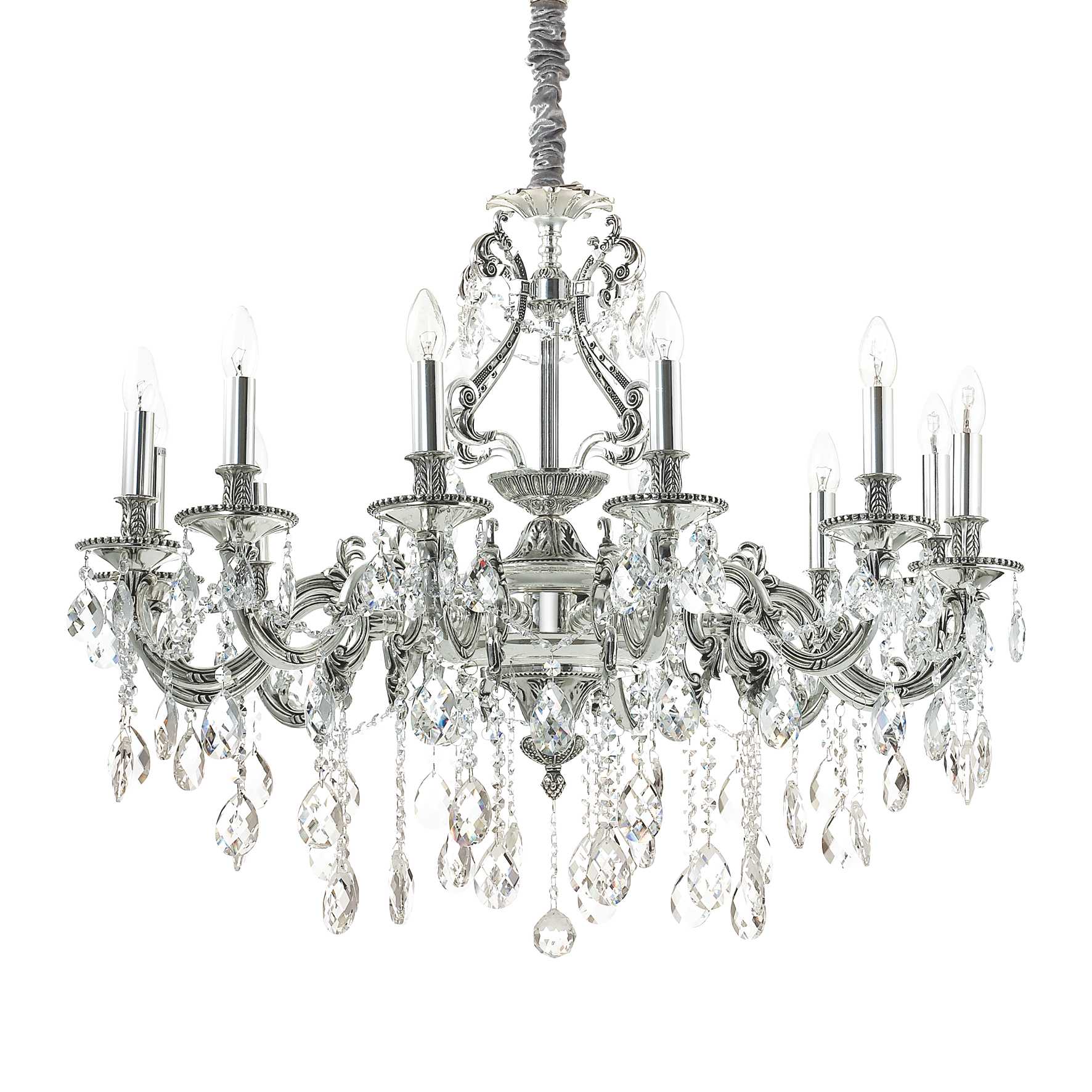 Ideal Lux Závěsné svítidlo GIOCONDA SP12 ARGENTO