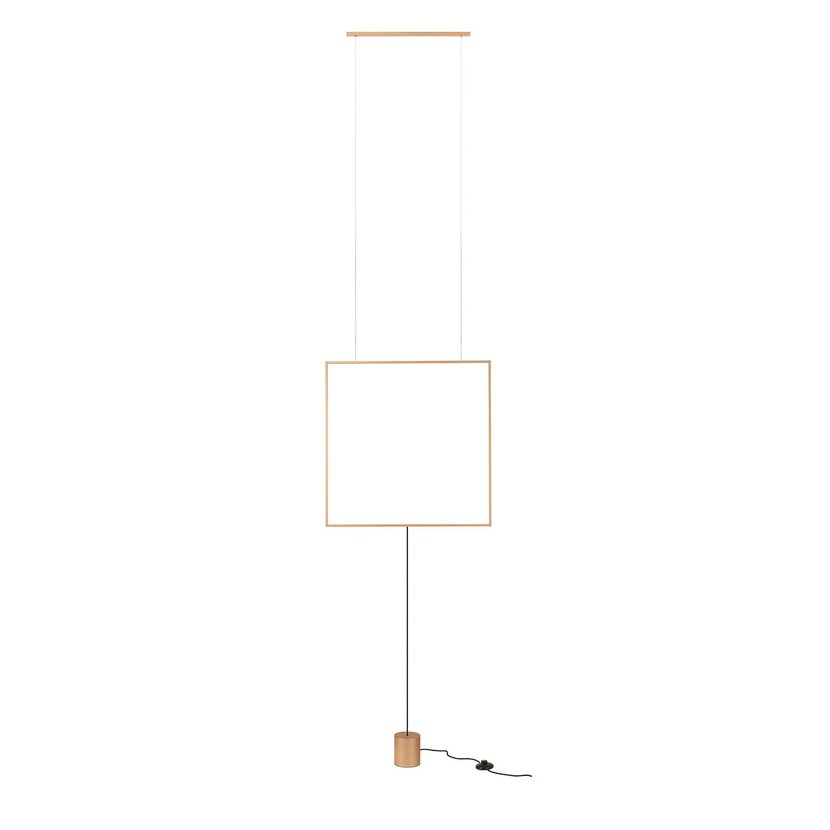Redo Závěsná nebo stojací LED lampa Slick, š. 617 mm Barva: Zlatá