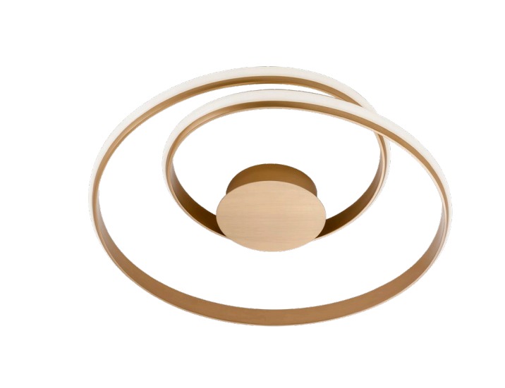 Redo Nástěnné/stropní LED svítidlo Torsion ø 550 mm, 3000K Barva: Bronz