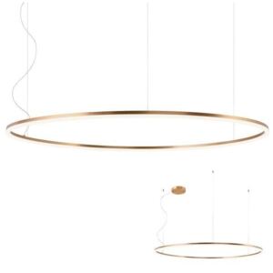Redo Závěsné LED svítidlo ORBIT ø 150 cm, 3000K Barva: Bronzová, Stmívání, řízení: TRIAC