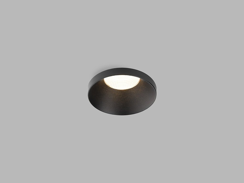 Led2 Zápustné LED svítidlo  SPOT II A ø 8,2 cm, hl. 6,1 cm Barva: Černá, Stmívání, řízení: DALI/PUSH, Chromatičnost: 3CCT 3000/3500/4000K