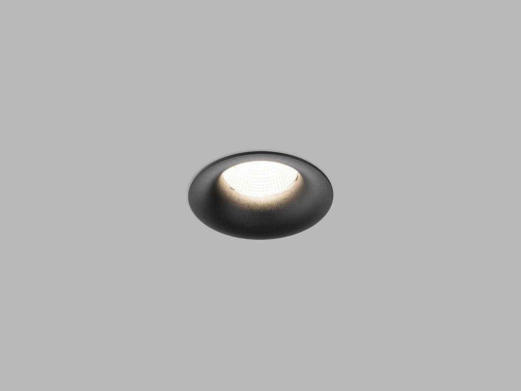Led2 Zápustné LED svítidlo SPOT II C ø 8,2 cm, hl. 5,2 cm Barva: Černá, Stmívání, řízení: ON/OFF, Chromatičnost: 3CCT 3000/3500/4000K