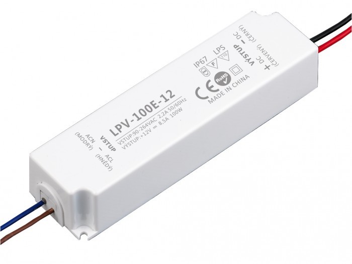 Levně MEAN WELL LED zdroj LPV-100W-12V