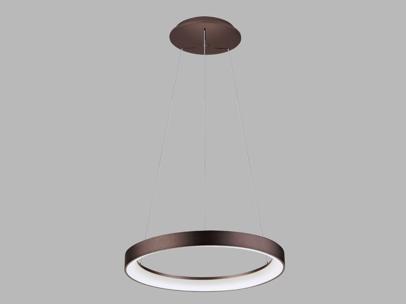 Led2 Závěsné LED svítidlo BELLA SLIM P-Z ø 48 cm Barva: Kávová, Stmívání: On-Off