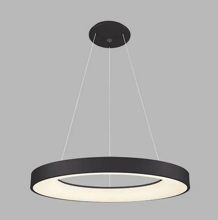 Led2 Závěsné LED svítidlo BELLA P-Z ø 60 cm, černá Varianty: 3000K/4000K TRIAC (ON/OFF)