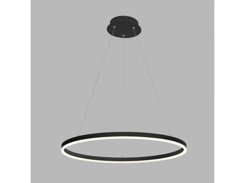 Led2 Závěsné LED svítidlo CIRCLE P-Z ø 80 cm Barva: Černá, Stmívání, řízení: DALI/PUSH