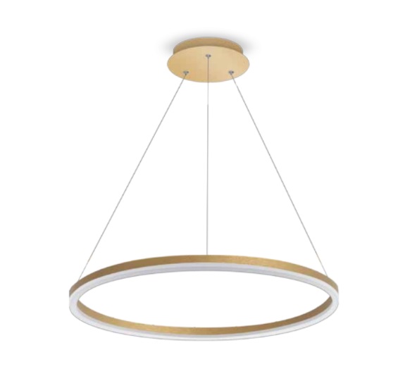 Palnas Závěsné LED svítidlo DONA ø 60 cm Barva: Zlatá, Stmívání, řízení: TRIAC
