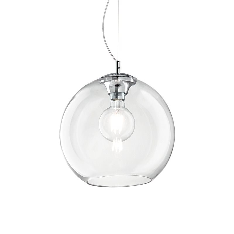 Ideal Lux Závěsné svítidlo NEMO SP1 ø 40 cm Barva: Transparentní