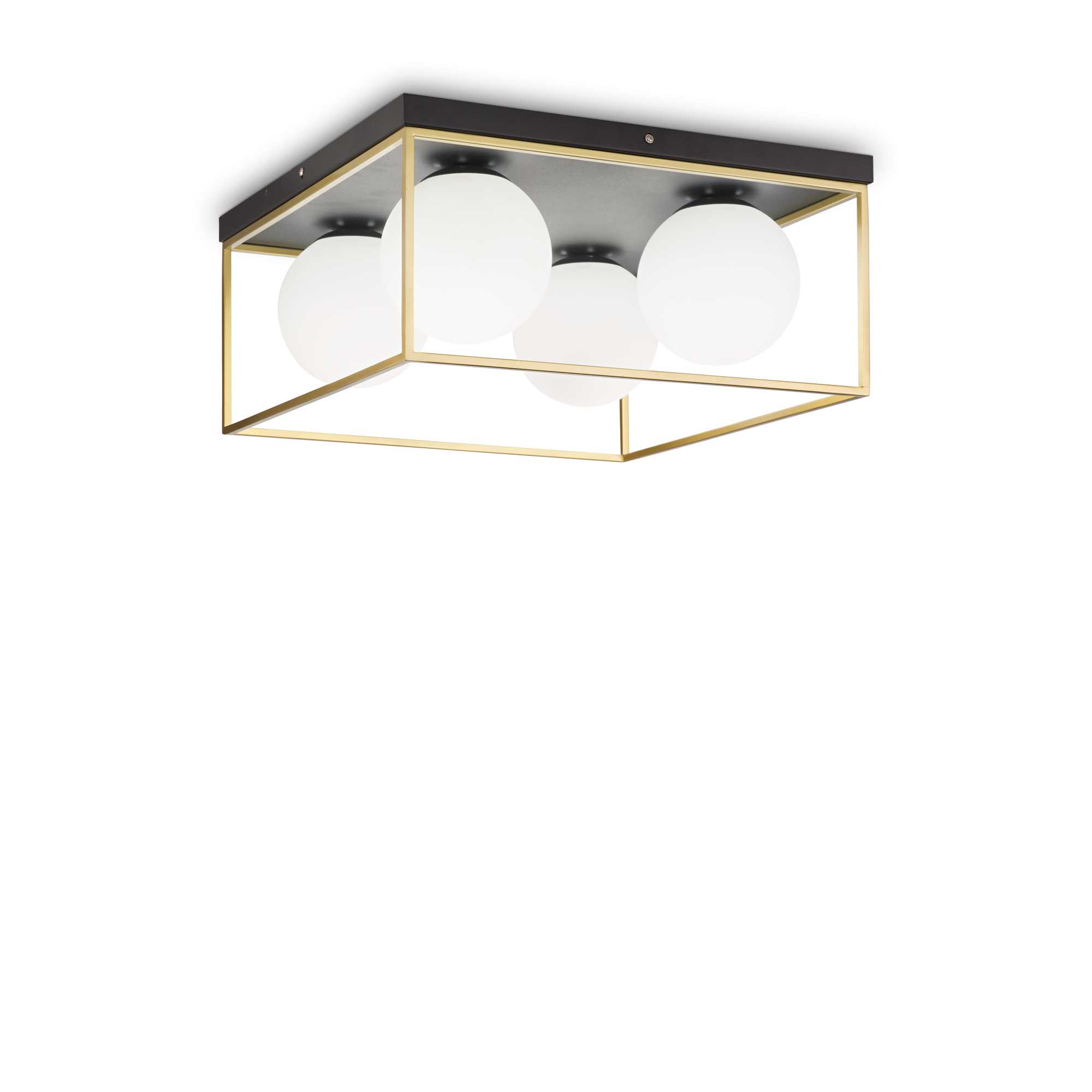 Ideal Lux Stropní svítidlo LINGOTTO PL4 Barva: Mosaz