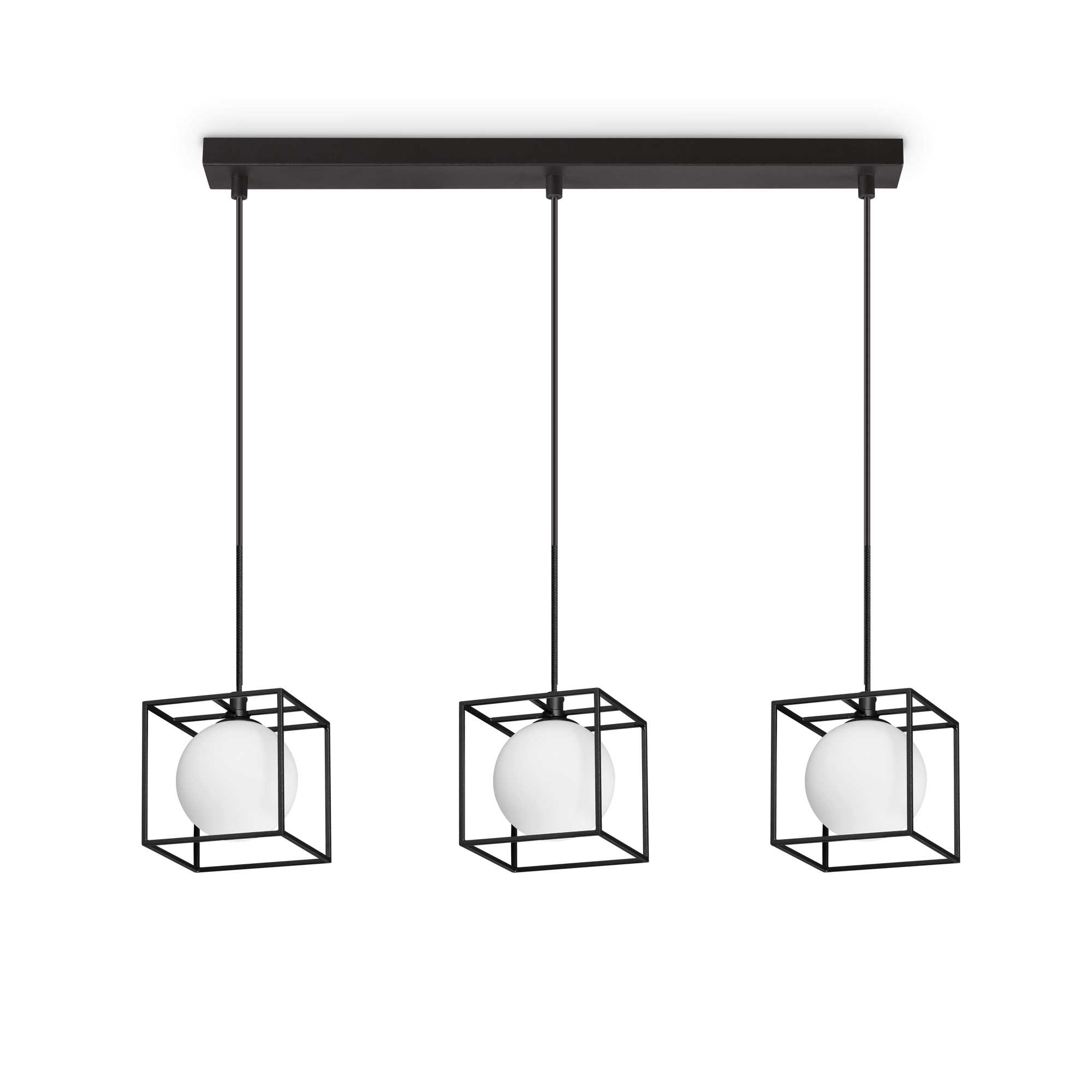 Ideal Lux Závěsné svítidlo LINGOTTO SP3 SINGLE Barva: Černá