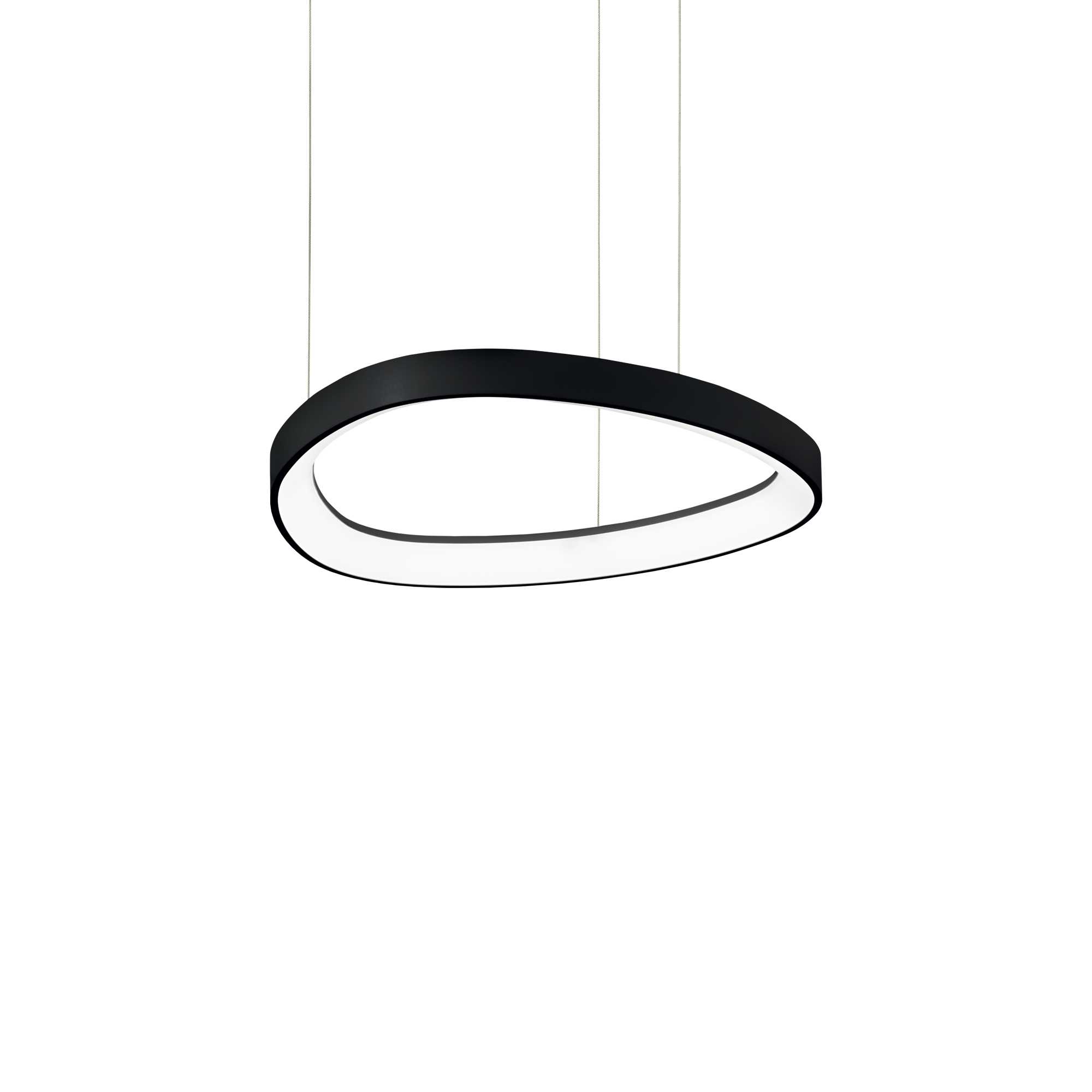 Ideal Lux Závěsné LED svítidlo GEMINI SP D42 ø 42,5 cm Barva: Černá