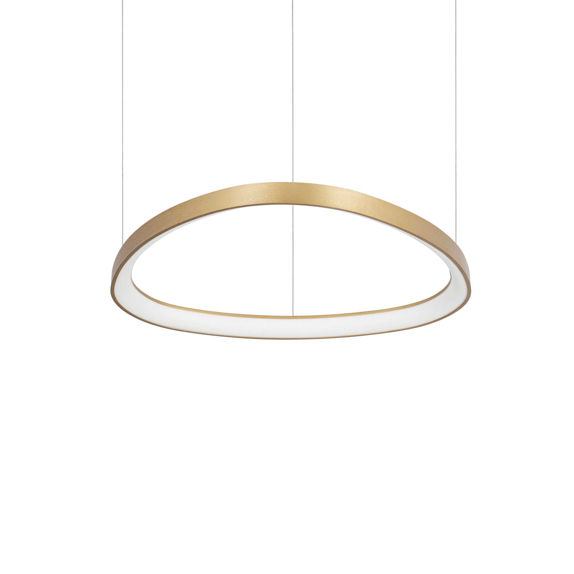 Ideal Lux Závěsné LED svítidlo GEMINI SP D61 ø 61 cm Barva: Mosaz, Stmívání, řízení: bez stmívání