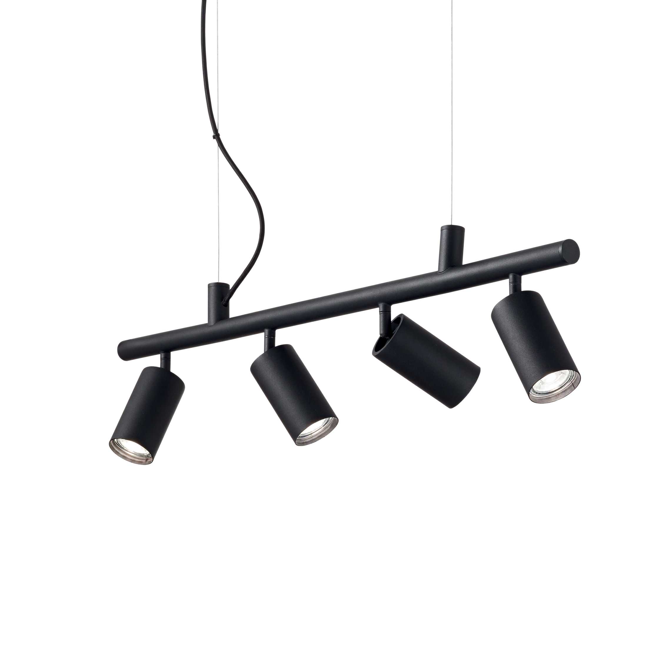Ideal Lux Závěsné svítidlo DYNAMITE SP4, š. 76 cm Barva: Černá