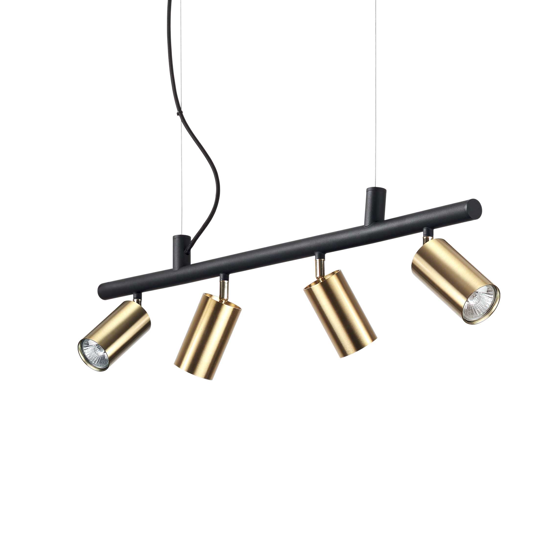 Ideal Lux Závěsné svítidlo DYNAMITE SP4, š. 76 cm Barva: Zlatá