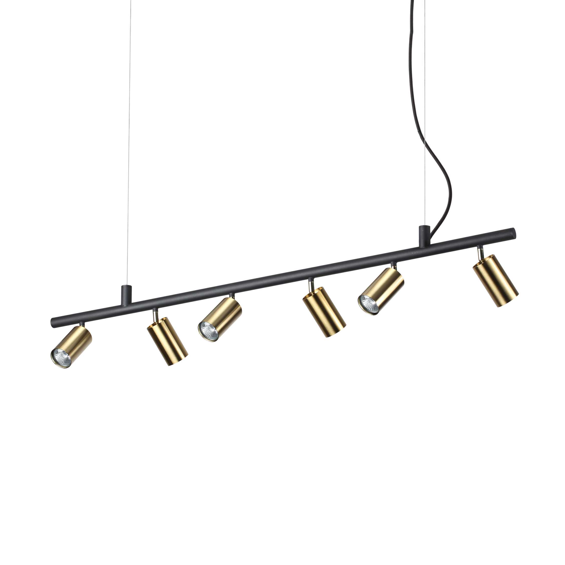 Ideal Lux Závěsné svítidlo DYNAMITE SP6, š. 115,5 cm Barva: Zlatá