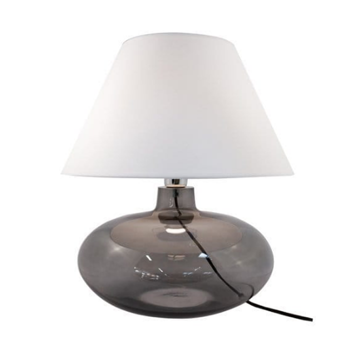 Zuma Line Stolní lampa ADANA GRAFIT ⌀ 40 cm, v. 44 cm Barva: Bílá
