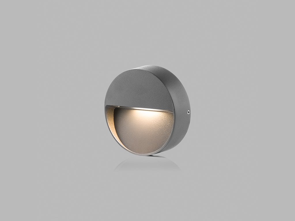 Led2 Nástěnné LED svítidlo STEP ON R, A, ø 10 cm, IP65