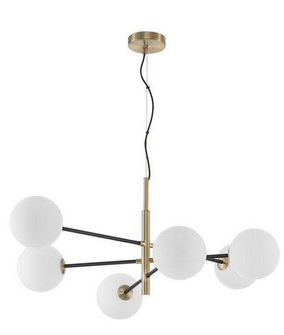 Levně Nova Luce Závěsné svítidlo VITRA ø 103 cm, v. 136 cm