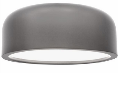 Levně Nova Luce Stropní svítidlo PERLETO ø 35 cm Barva: Šedá